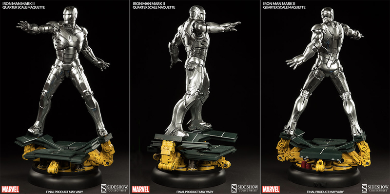 Illustration for article titled It's Too Bad This Stunning Iron Man Mark II Statue Doesn't Move
